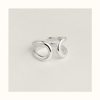 Eclipse Ruban ring, large model | Hermès USA